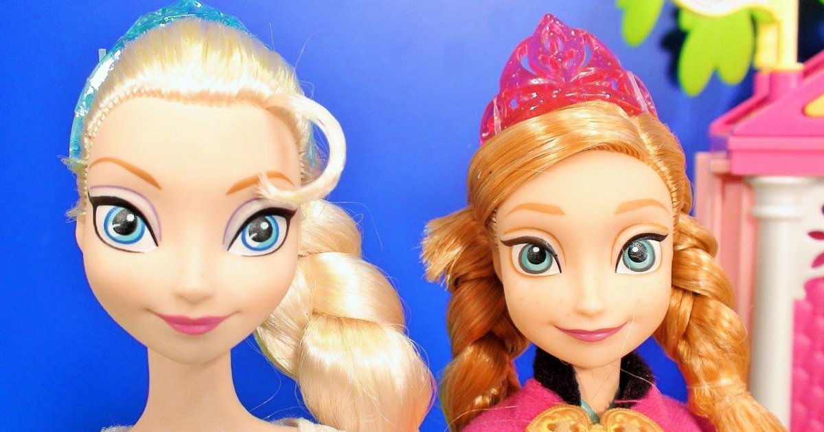 Frozen Karlar Ülkesi Karliçe Anna ve Prenses Elsa EvcilikTV Oyuncak